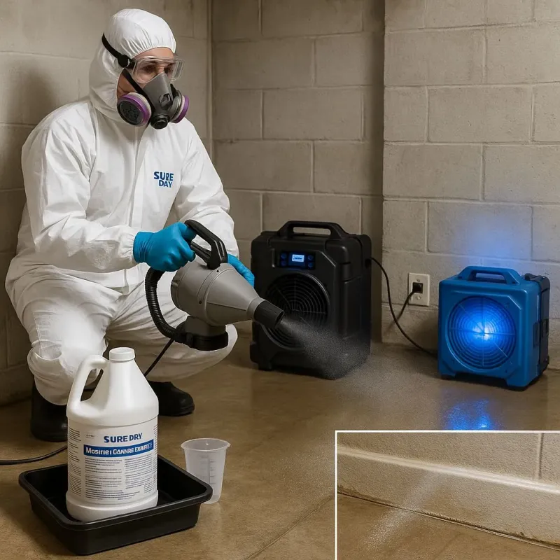 Sanitization and Odor Removal process in Waldo, FL