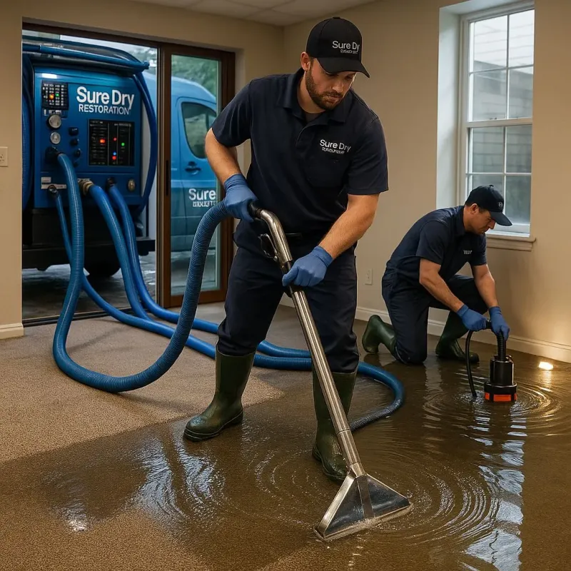 Water Extraction and Removal process in Waldo, FL